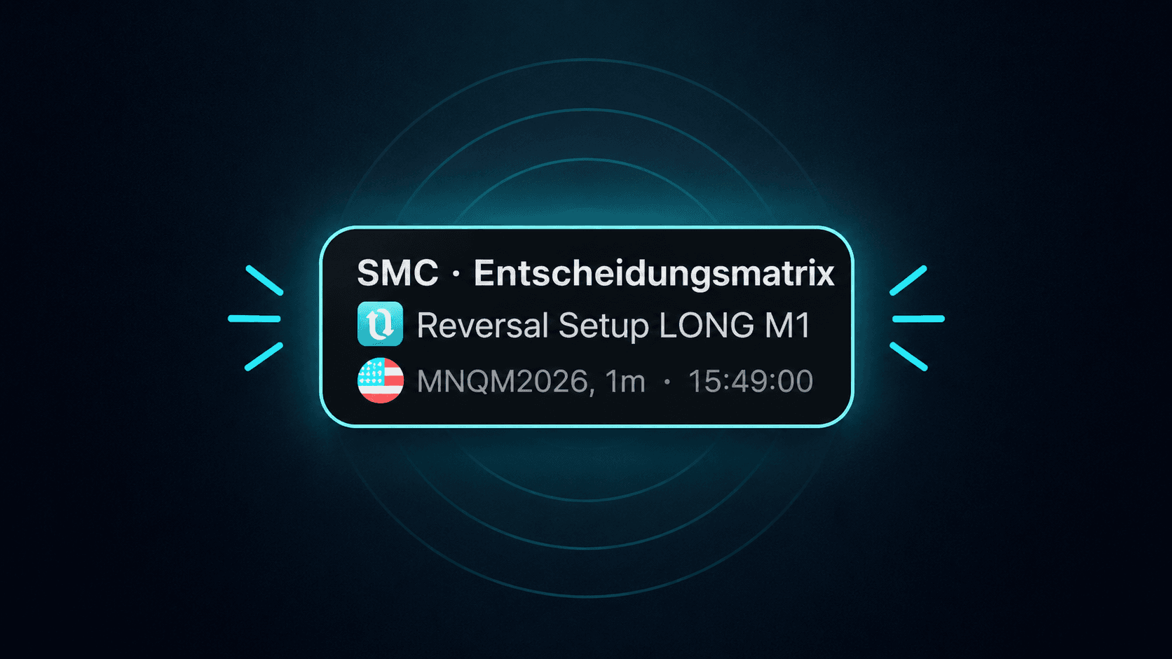Nasdaq Reversal Setup KW20 – 1-Minuten-Chart